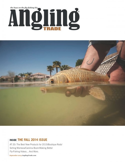 The cover of angling travel magazine.