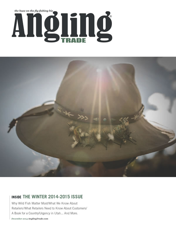 The cover of the winter 2015 issue of angling trade.