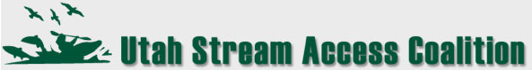 The logo for the utah stream access coalition.
