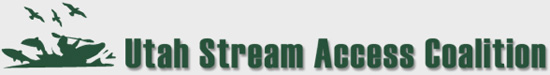 Utah stream access coalition logo.