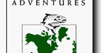 The logo for angler adventures.