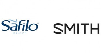 Two logos for saflo and smith.