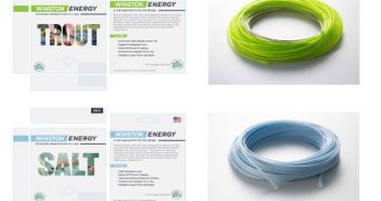 A package of different colors of fishing line.