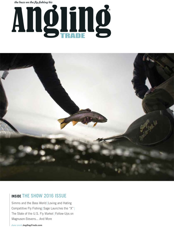 The cover of the fishing trade magazine.