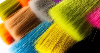 A close up of a bunch of different colored feathers.