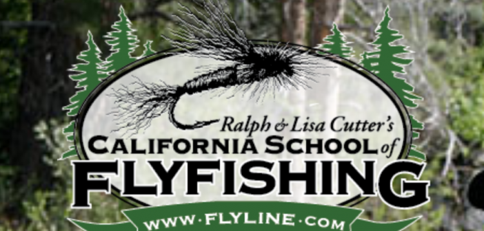 California school of flyfishing logo.
