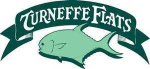 The logo for turneffee flats.