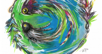 A fly fishing contest poster with the words destination articulation flying contest.