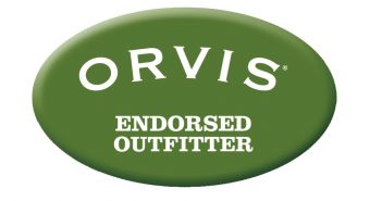 Orvis embossed outfitter button.