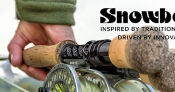 A person holding a fishing rod with the words showbee.