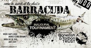 Barracuda fishing tournament flyer.