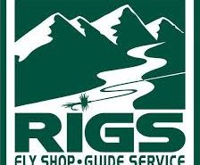 Riggs fly shop & guide service logo.