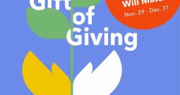 The gift of giving poster.