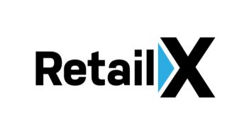Retail x logo on a white background.