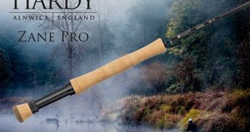 A fly rod with the words hardy england zane pro.