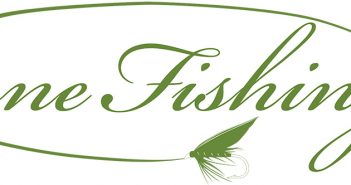 Gone fishing logo.
