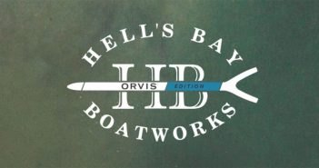 Hell's bay boatworks logo.