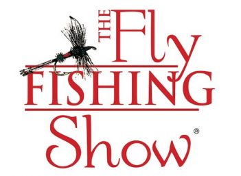 The fly fishing show logo.