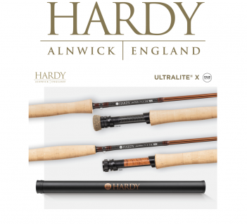 Hardy ainwick england ultimate x fly rod.