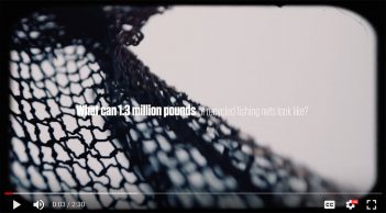 A video showing a close up of a net.