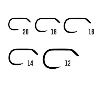 A set of hooks with different numbers on them.