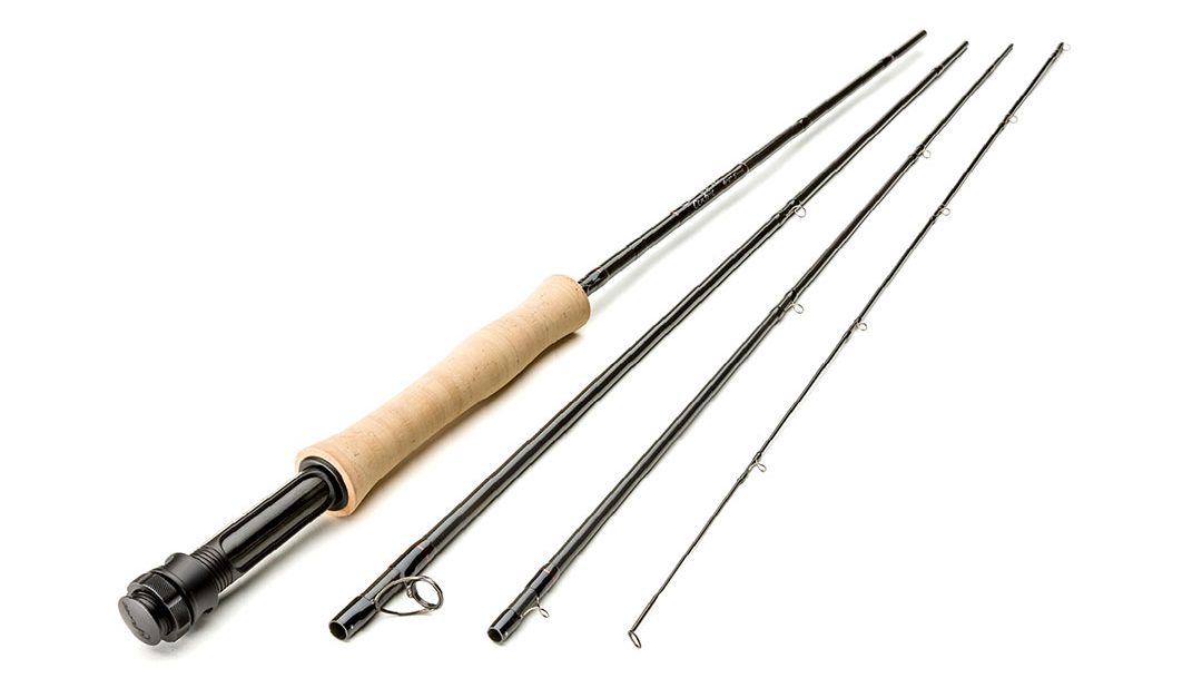 A pair of fly rods on a white background.