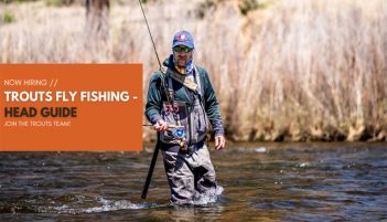 Trout fly fishing head guide.