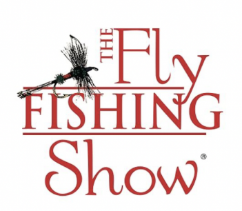 The fly fishing show logo.