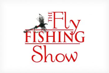 The fly fishing show logo.