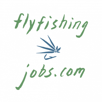 Fly fishing jobs com logo.