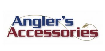 Angler's accessories logo on a white background.