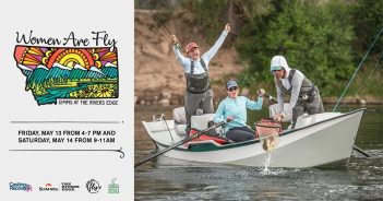 Women are the fish fly fishing tournament.