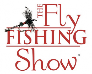 The fly fishing show logo.