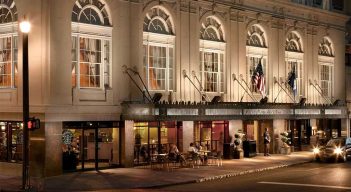 The building where the hotel is located.