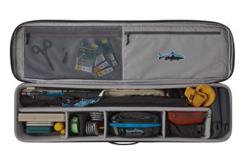The contents of a fishing case are shown.