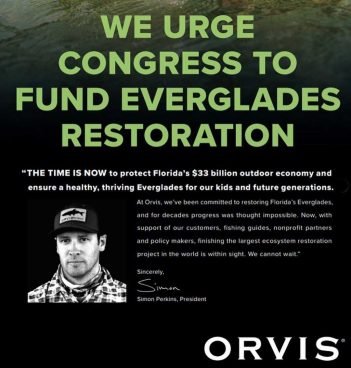 We urge congress to fund everglades restoration.