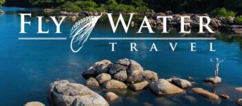 Fly water travel logo.