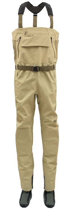 The men's waders are shown in tan.
