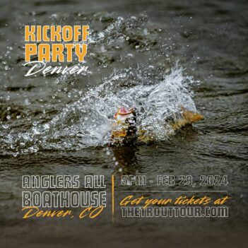 A flyer for the hickoff party at the boathouse.
