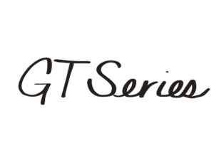 The image shows the words "GT Series" written in a bold, cursive font on a plain white background.